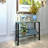 Amiin 39.37'' Glass Top Console Table