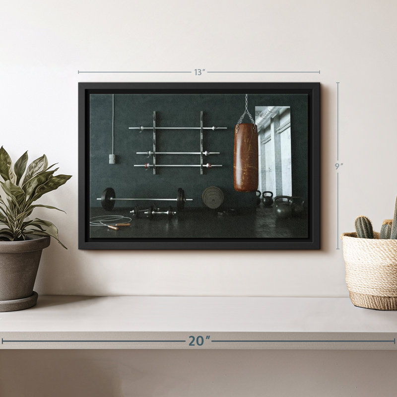 Impression sur toile Home Gym, H 9 po x l 13 po