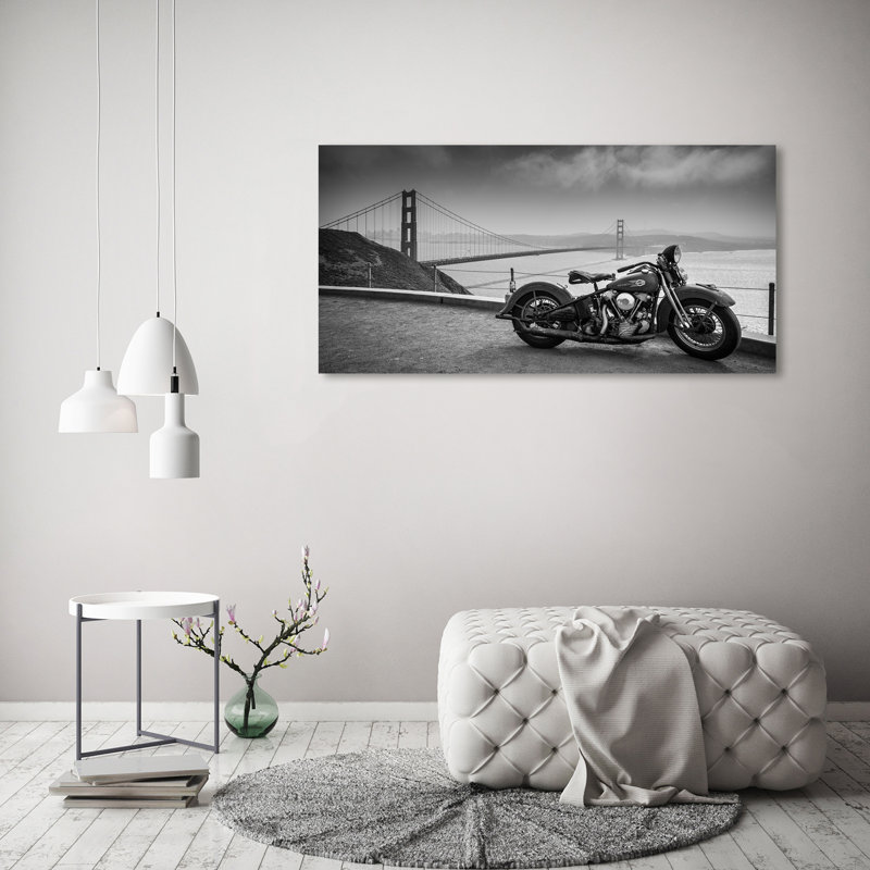 Motorcycle - Wrapped Canvas Print