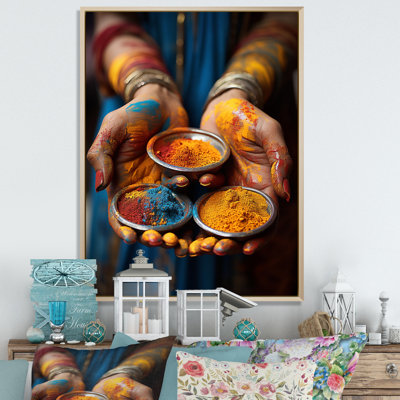 Portneuf " Hinduisim Holi Celebration the " Color Photography Print