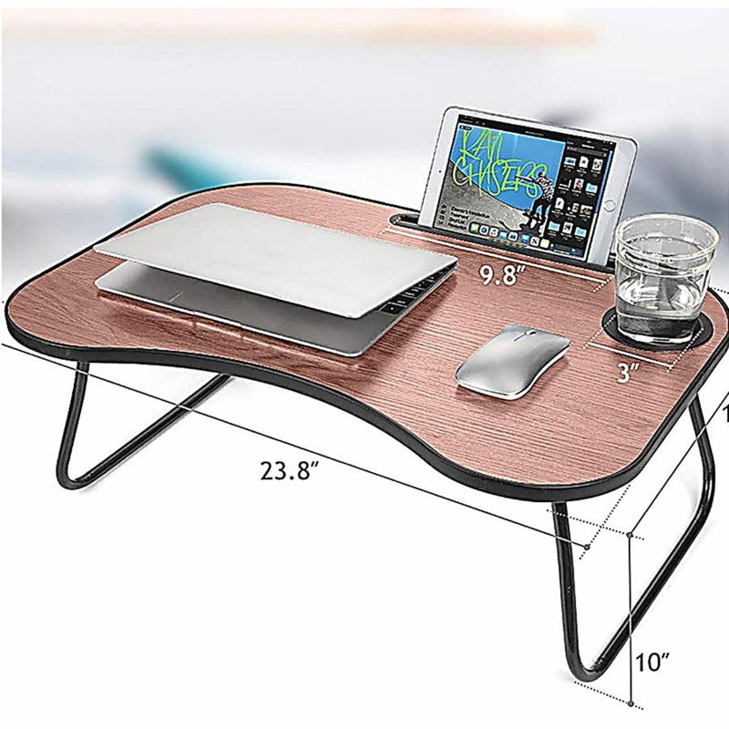 Bureau portable, Brun / Noir
