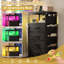 40cm W Metal Bedside Table-1593717522
