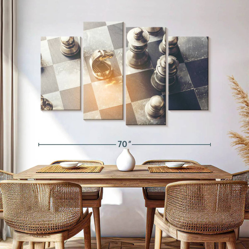 Senne Chess Knight Aglow, H 42 po x l 68 po