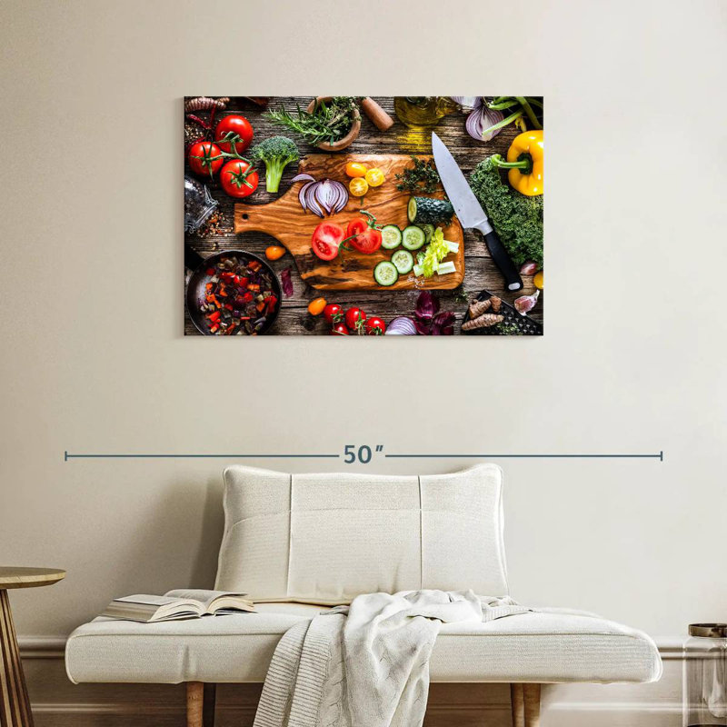 Yarlin Vegetable Fresh Ingredients, 24" H x 36" W