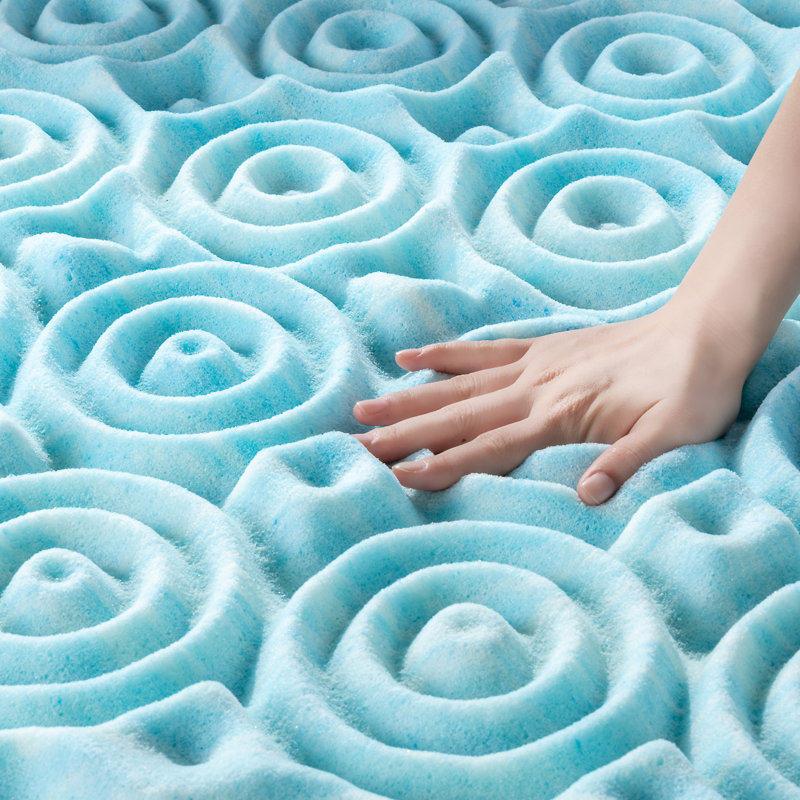 Delcastillo 1'' Memory Foam Mattress Topper, King