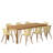 Kinchen 9Pc FSC Wood Outdoor Patio Dining Set - Yellow Chairs-122879137-122879140