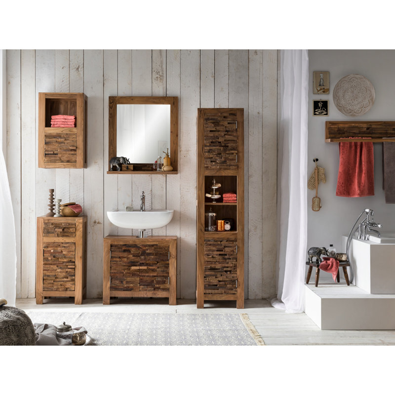 Waller Solid Wood Bathroom Cabinet