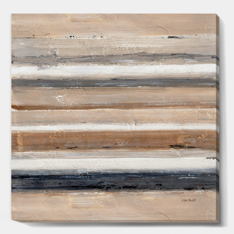 «Geometric Circle Natural Balance III», reproduction d'art sur toile tendue, H 16 po x l 16 po x P 1 po