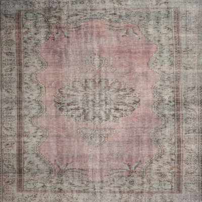 Tapis oriental pâle / rose