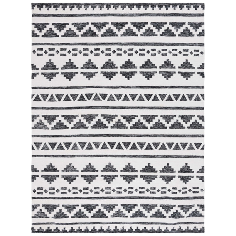 Kilim Hand Woven Performance Southwestern Rug, Rectangle 8' x 10'