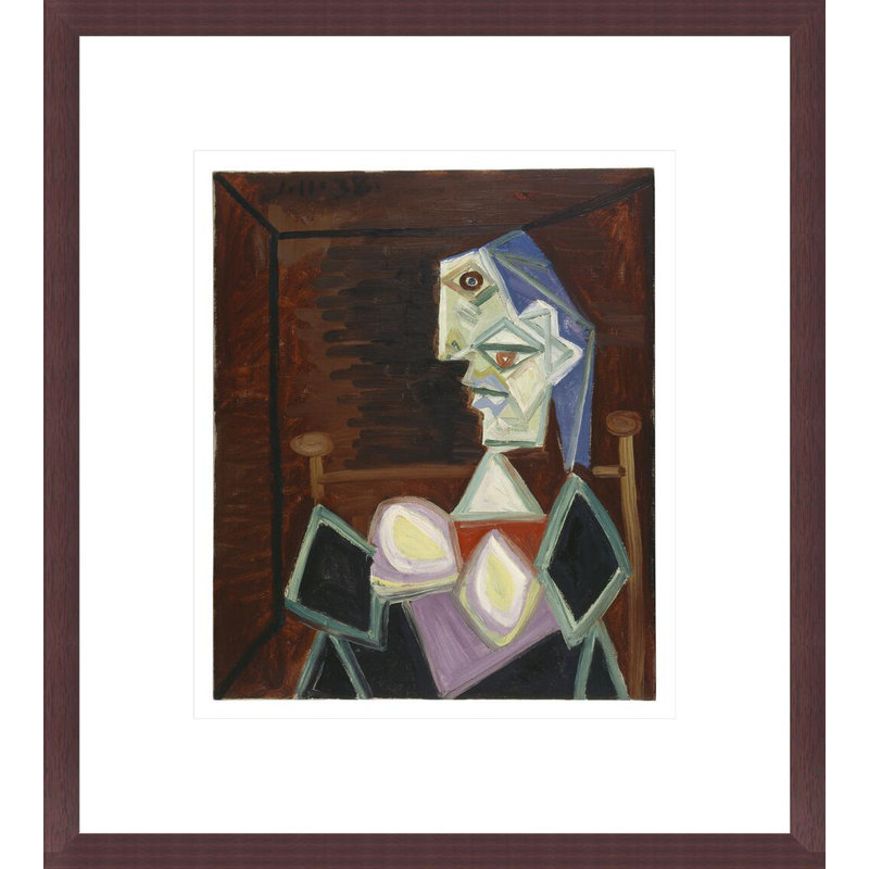 Pablo Picasso - estampe numérique encadrée, H 15,27 po x l 13,75 po