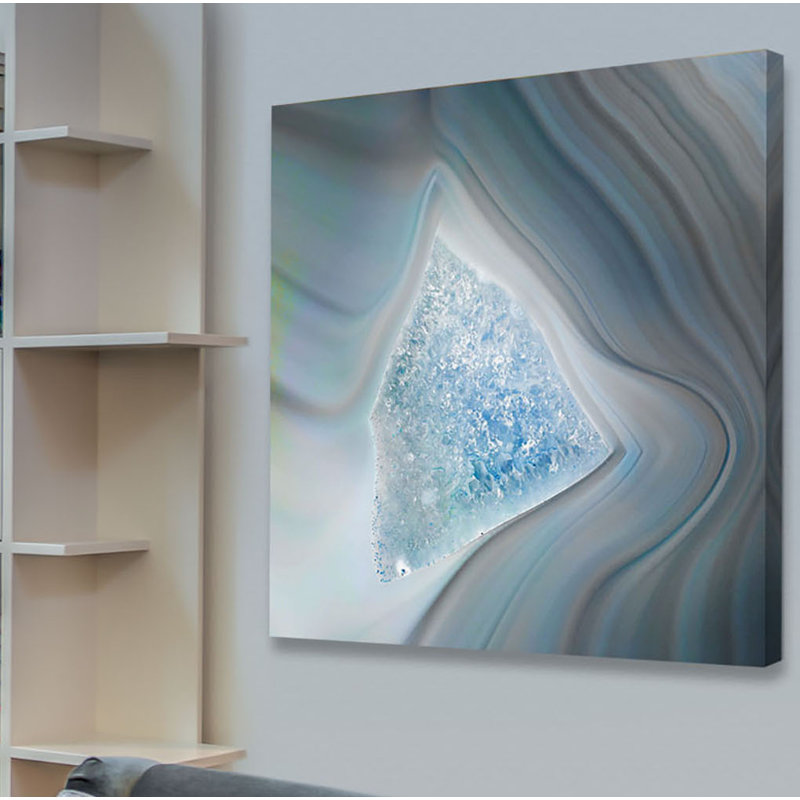 Crystal Shards, reproduction d'art sur toile tendue, H 24 po x l 24 po x p 1,5 po