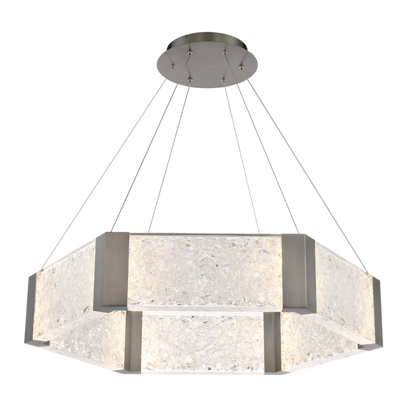 Forever 1 - Light LED Pendant, Antique Nickel