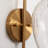 Jenavicia Brass Armed Sconce