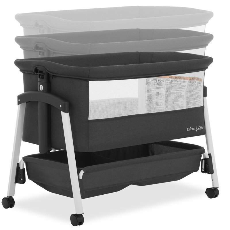 Dream On Me Calypso Portable Bassinet With Wheels Wayfair Canada