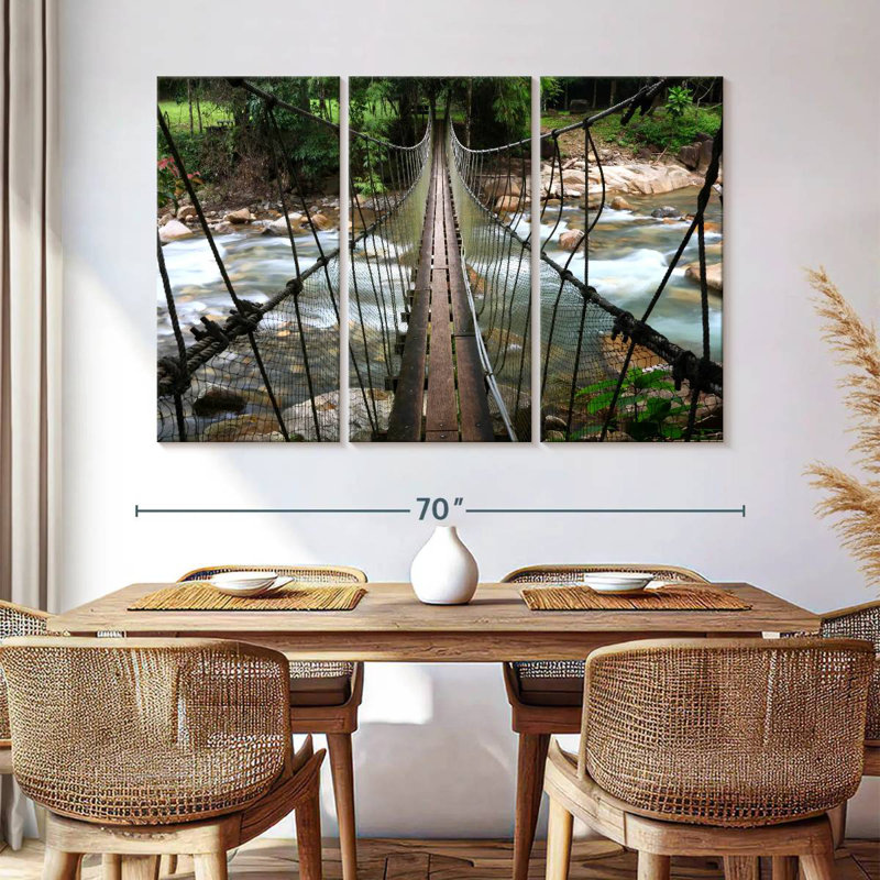 Lilie Steep Rope Bridge, H 42 po x l 65 po