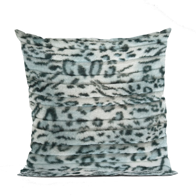Animal Print Reversible Throw Pillow, Animal Print, 20" x 30", Green