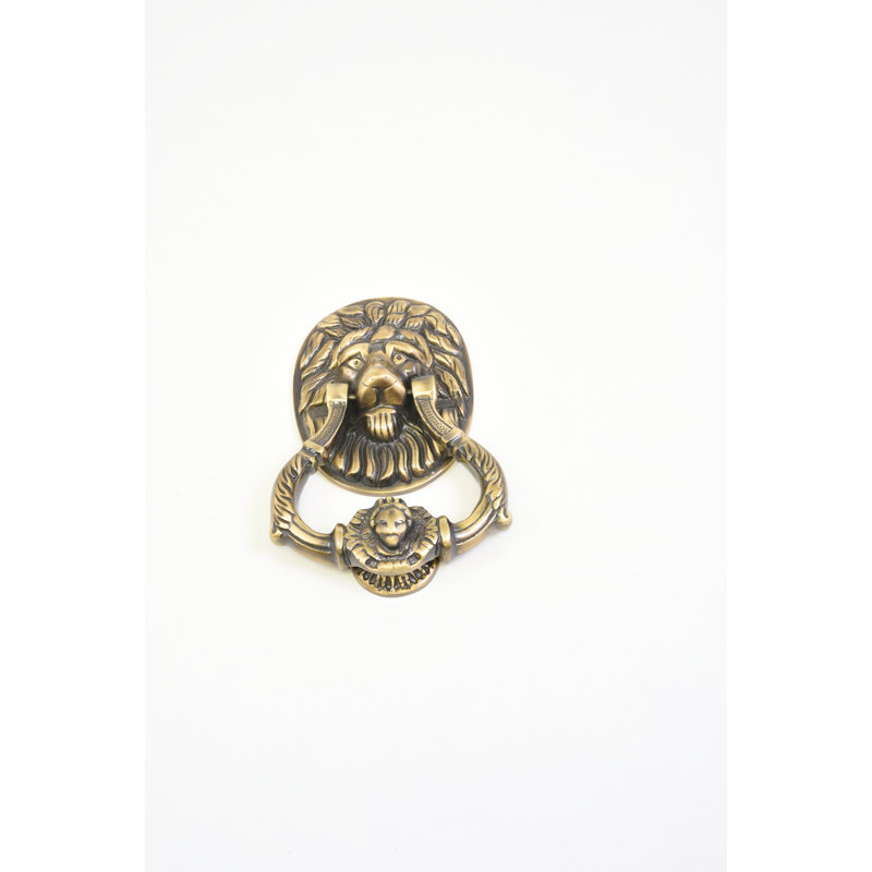 Brass Door Knocker, Antique Brass