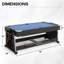 79''x44'' 4-in-1 Multi-Function Pool Table