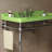 36 Inch Green Bathroom Ceramic Basin With 3 Pre-Drilled Holes (No Cabinet/Faucet) | Gift Idea-123032130
