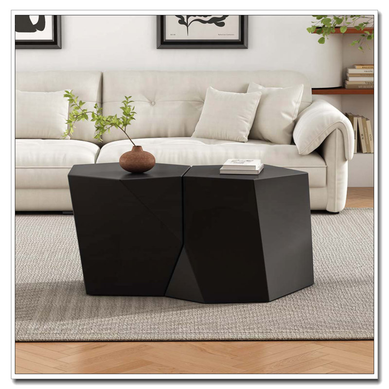 Ensemble de table basse, Noir