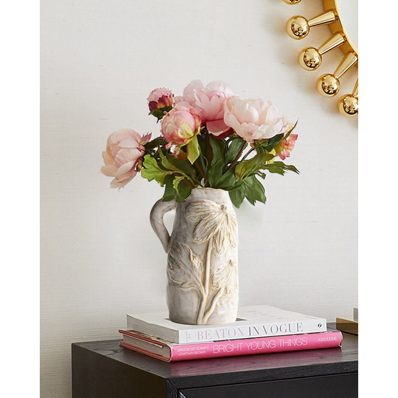 Petit vase à fleurs en céramique, vase décoratif pour la maison
