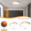 Plafonniers encastrés à DEL à intensité variable en bois, luminaires de couloir 5CCT 2700K-6000K, plafonnier circulaire minimaliste pour entrée de cuisine dans la salle de lavage-116098760-116098761
