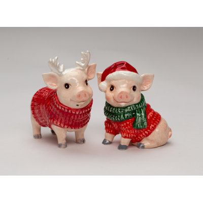 Christmas Pigs Salt And Pepper