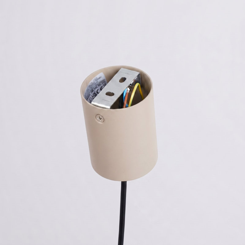 Pendant lamp NOX 25 white, 24,5x24,5x140 cm, Taupe