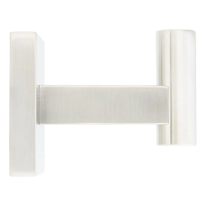 Hibiscus Robe Hook, Brushed Nickel