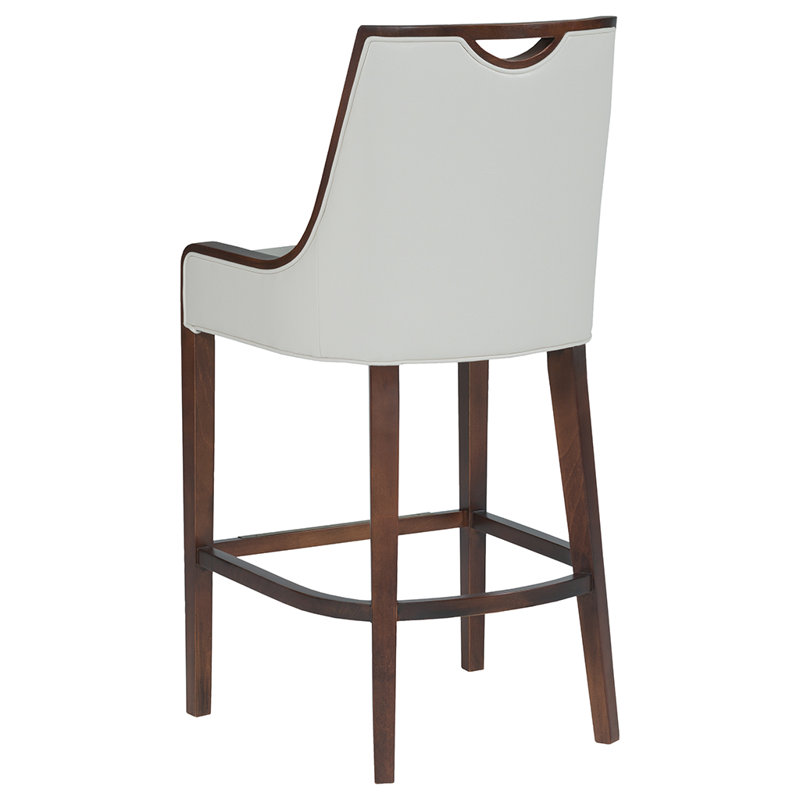 Tabouret de bar 30 po Anthony, Espresso, 100 % polyester indigo 8789