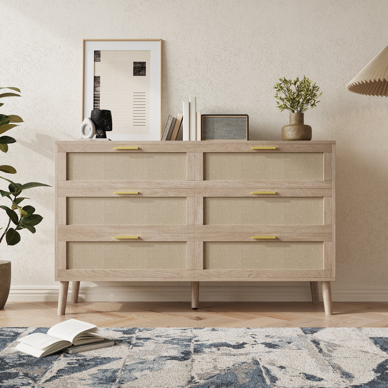 Commode 6 tiroirs 47 po 47 po