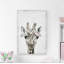 «Lovely Giraffe», reproduction sur toile tendue-2065687768