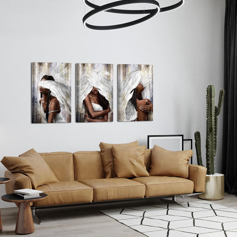 3 Piece Wrapped Canvas Print, 60 cm H x 120cm W