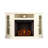 Goutam Unfinished TV Stand for TVs up to 55" with Fireplace Included-1081719379