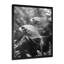 Monogramme d'aquariums de poissons gris gris - Aquariums, salon d'art mural-106113380-106113378