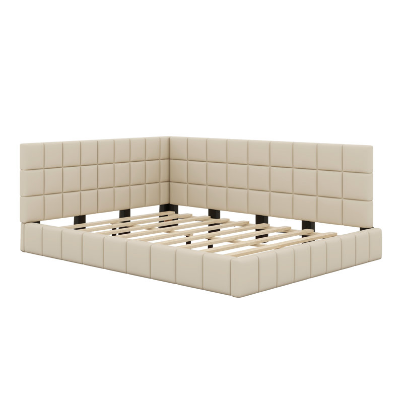 Upholstered Daybed, Beige