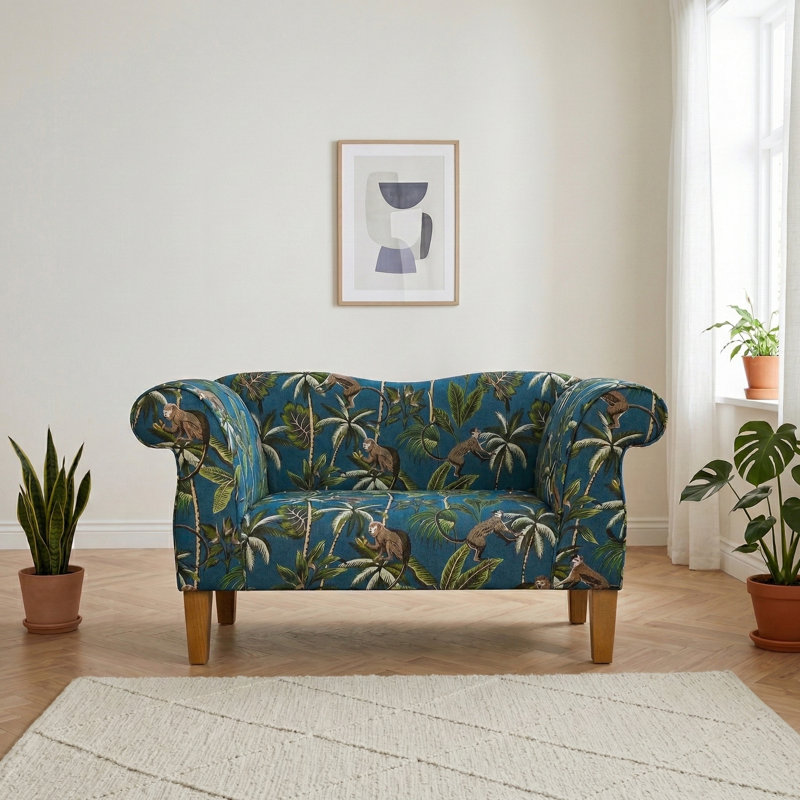 2 Seater Chaise Sofa Upholstered Made to Order Sofa