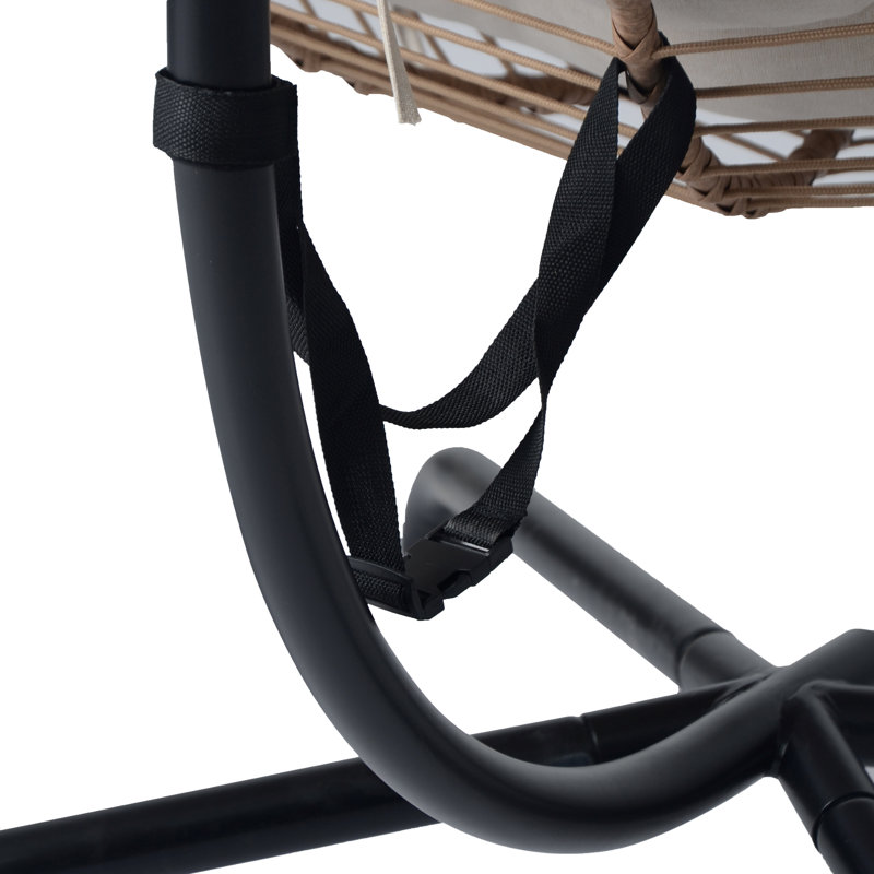 Chaise suspendue d'extérieur avec support Elroy