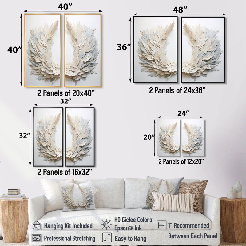 Couronne de plumes noires et blanches - Art floral couronne murale, H 36 po x l 48 po, Noir
