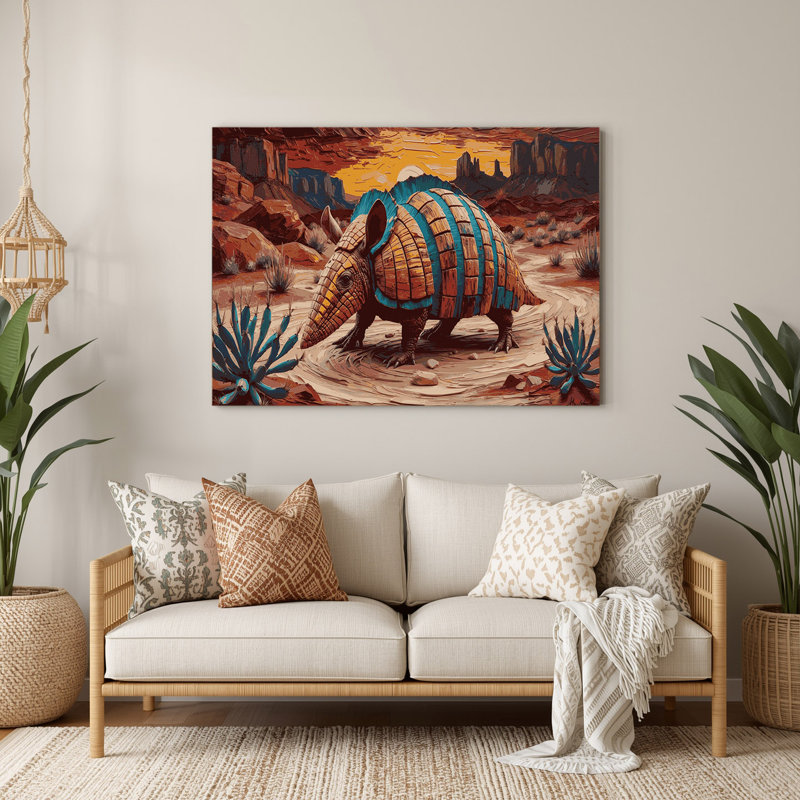 «Southwestern Animals», art mural brun en métal 3