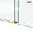 62-67" W X 72" H Frameless Single Sliding Shower Door with 3/8" (10mm) Clear Tempered Glass, Shatter-Resistant Film & Installation Hole Locator - Square Top Rail-123674538