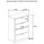 Commode et commode à tiroirs modernes - Rangement polyvalent + finition neutre, s'harmonisant avec n'importe quel décor de chambre à coucher-72610361