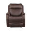 Fauteuil inclinable électrique double Frankenmuth - Noyer-559440562