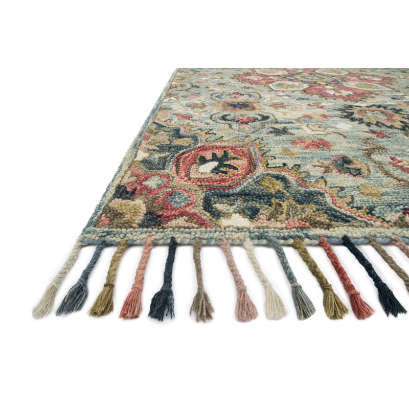 Leyna Wool Oriental Indoor Rug, Rectangle 5' x 7'6"