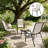 Space-Saving Stackable Outdoor Dining Chairs Set of 4