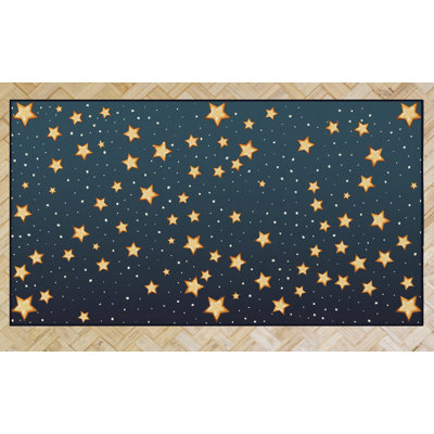 Tapis bleu / jaune Garneau