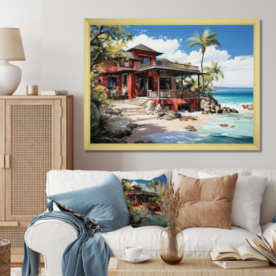 Caraibe Tropical Retreat III, reproduction d'art sur toile