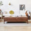 Table basse rectangulaire simple en bois massif-108989878
