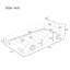 Lit de voiture de course en bois, lit plateforme simple en forme de voiture avec roues pour adolescents-1030788270